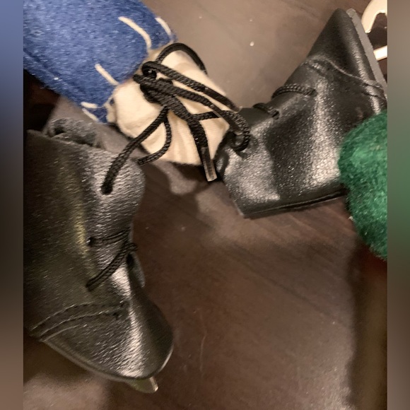 Adorable Plush Snowman & Moose, Gently Used, String Attached for Ornament Use - Picture 13 of 16